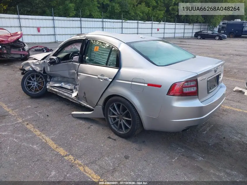 2008 Acura Tl 3.2 VIN: 19UUA66268A048264 Lot: 45600001