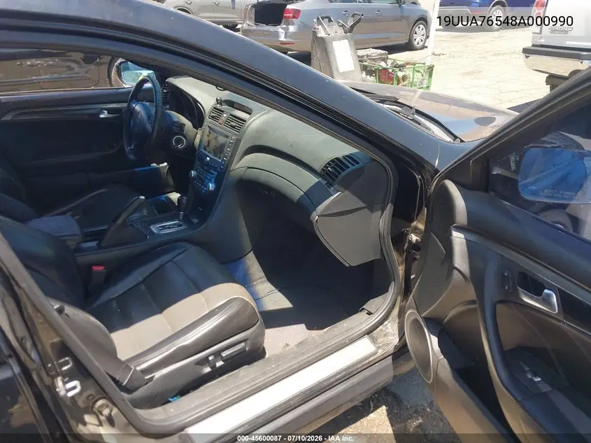 2008 Acura Tl Type S VIN: 19UUA76548A000990 Lot: 45600087