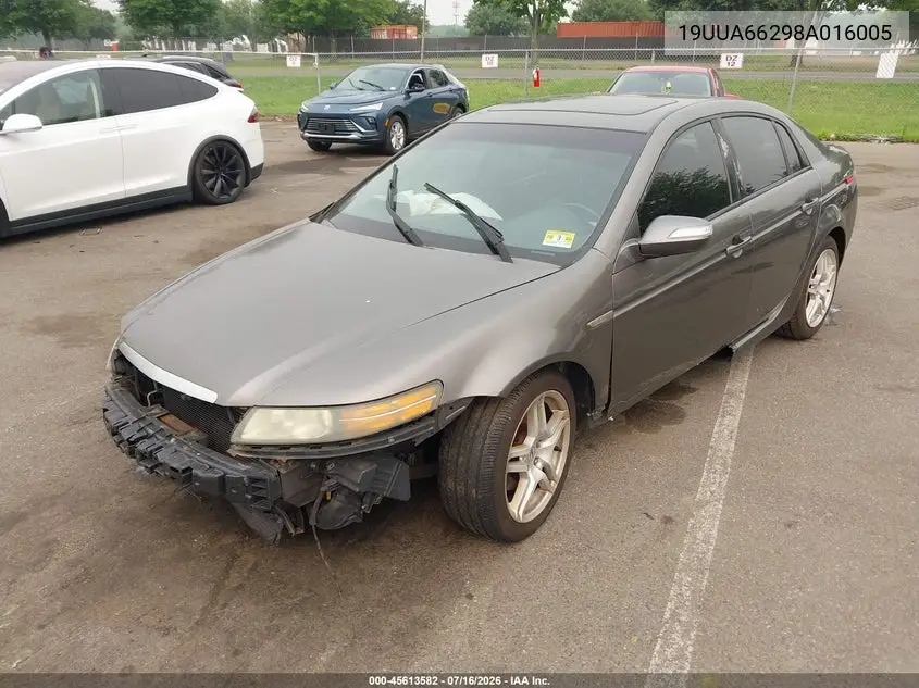 2008 Acura Tl 3.2 VIN: 19UUA66298A016005 Lot: 45613582