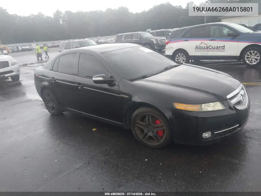 2008 Acura Tl 3.2 VIN: 19UUA66268A015801 Lot: 45626020