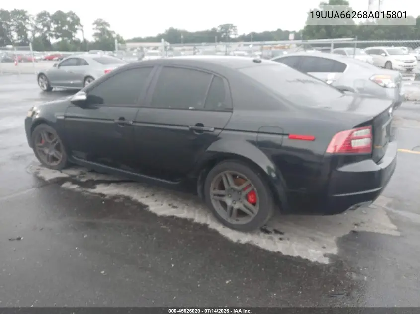 2008 Acura Tl 3.2 VIN: 19UUA66268A015801 Lot: 45626020