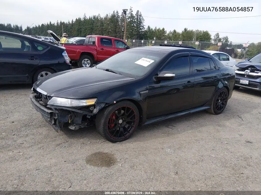 2008 Acura Tl Type S VIN: 19UUA76588A054857 Lot: 45670496