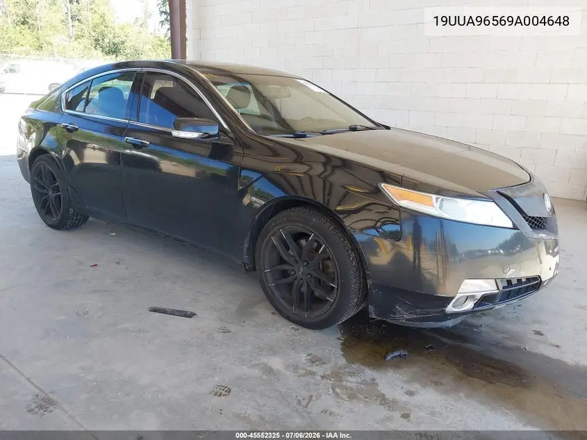 2009 Acura Tl 3.7 VIN: 19UUA96569A004648 Lot: 45552325