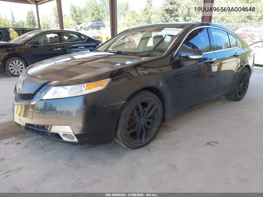 2009 Acura Tl 3.7 VIN: 19UUA96569A004648 Lot: 45552325