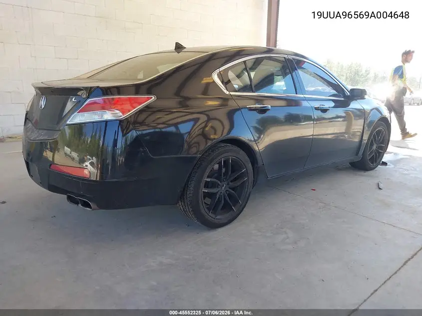 2009 Acura Tl 3.7 VIN: 19UUA96569A004648 Lot: 45552325