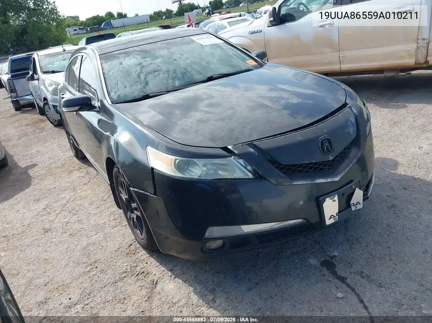 2009 Acura Tl 3.5 VIN: 19UUA86559A010211 Lot: 45565893