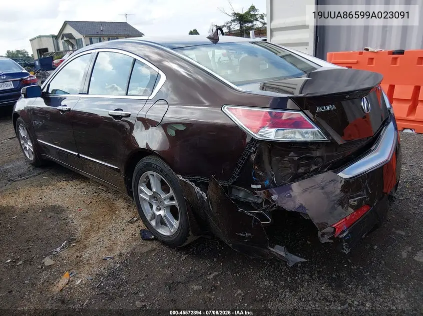 2009 Acura Tl 3.5 VIN: 19UUA86599A023091 Lot: 45572894