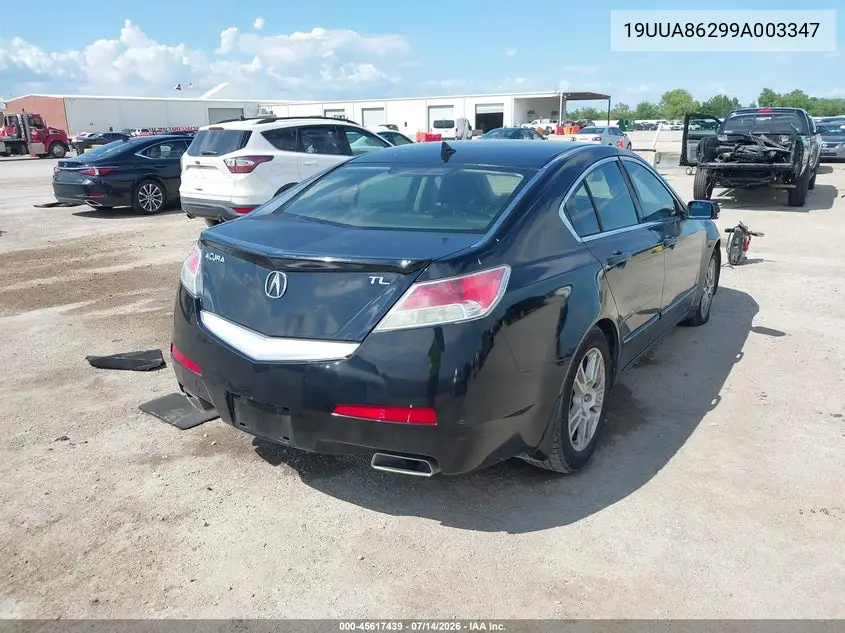 2009 Acura Tl 3.5 VIN: 19UUA86299A003347 Lot: 45617439