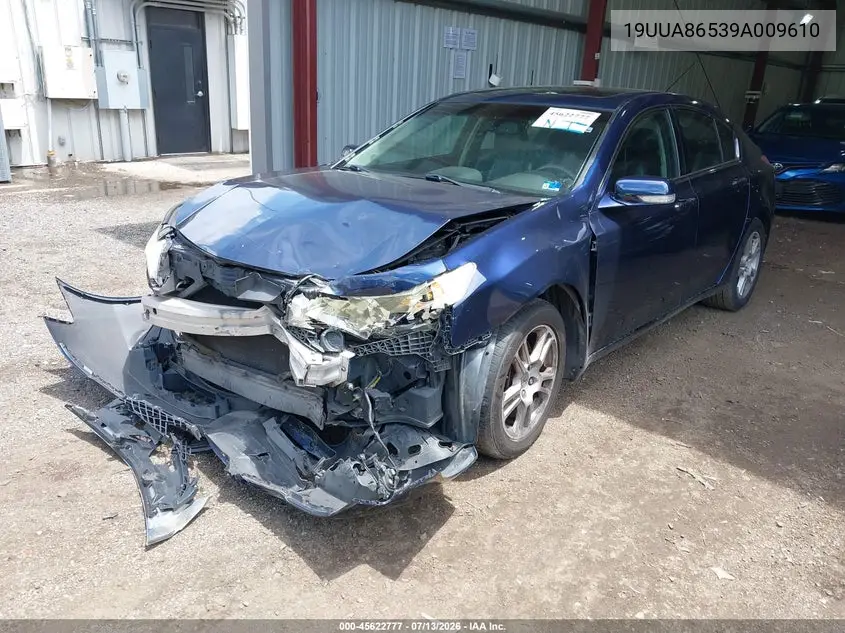 2009 Acura Tl 3.5 VIN: 19UUA86539A009610 Lot: 45622777