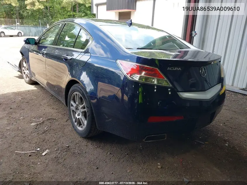 2009 Acura Tl 3.5 VIN: 19UUA86539A009610 Lot: 45622777