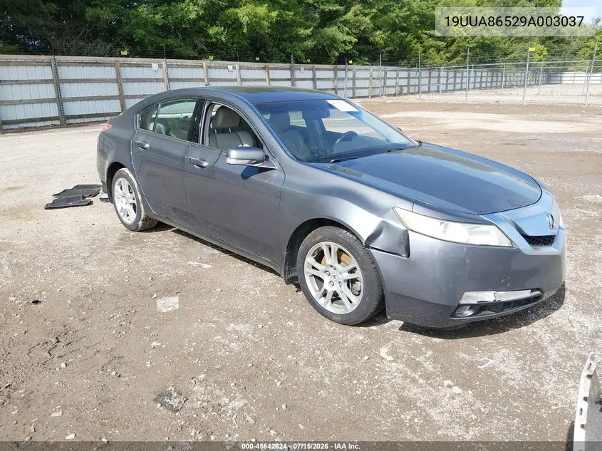 2009 Acura Tl 3.5 VIN: 19UUA86529A003037 Lot: 45642624