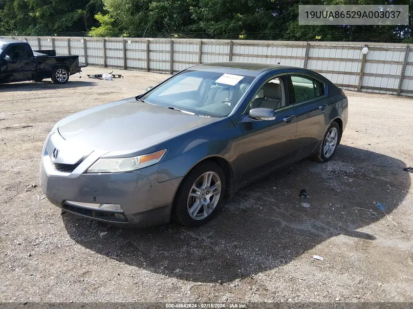 2009 Acura Tl 3.5 VIN: 19UUA86529A003037 Lot: 45642624