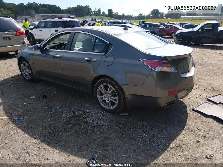 2009 Acura Tl 3.5 VIN: 19UUA86529A003037 Lot: 45642624