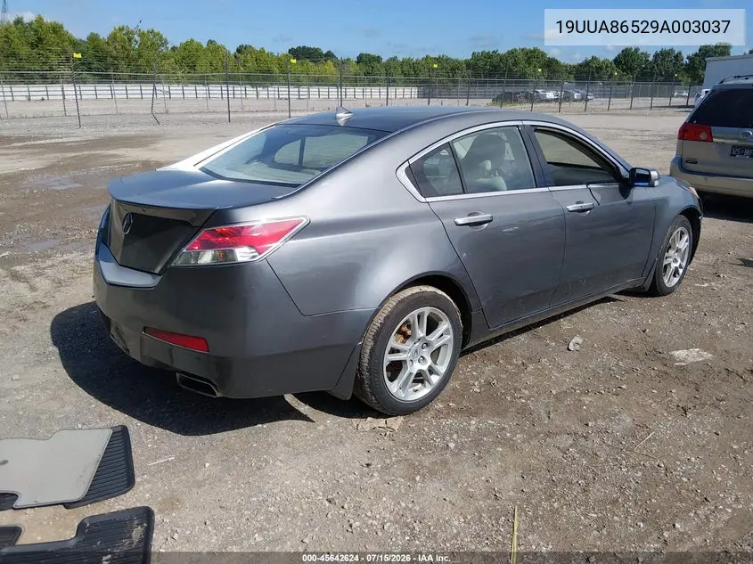 2009 Acura Tl 3.5 VIN: 19UUA86529A003037 Lot: 45642624