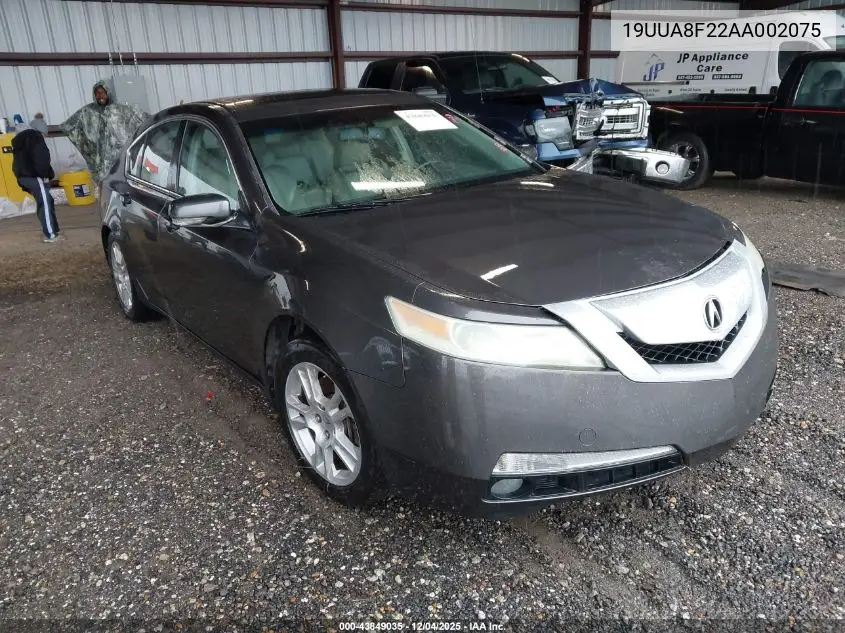 19UUA8F22AA002075 2010 Acura Tl 3.5