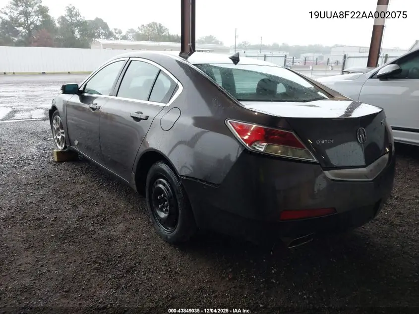 19UUA8F22AA002075 2010 Acura Tl 3.5