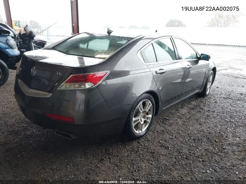 19UUA8F22AA002075 2010 Acura Tl 3.5