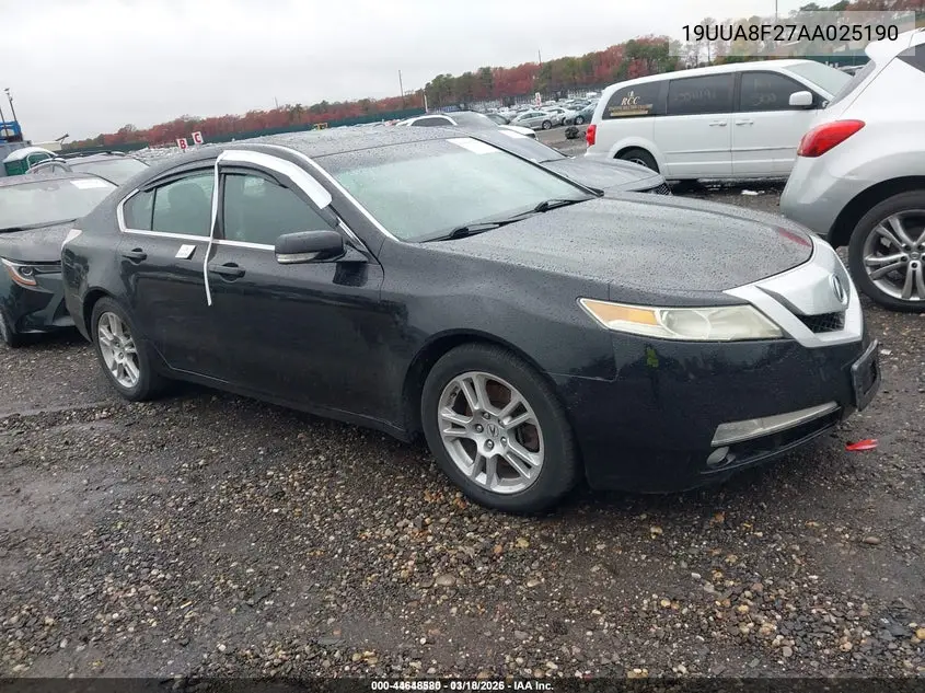 19UUA8F27AA025190 2010 Acura Tl 3.5