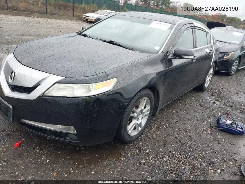 19UUA8F27AA025190 2010 Acura Tl 3.5