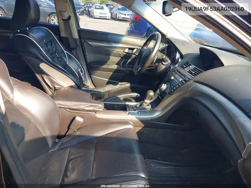 2010 Acura Tl 3.7 VIN: 19UUA9F53AA002960 Lot: 45458808