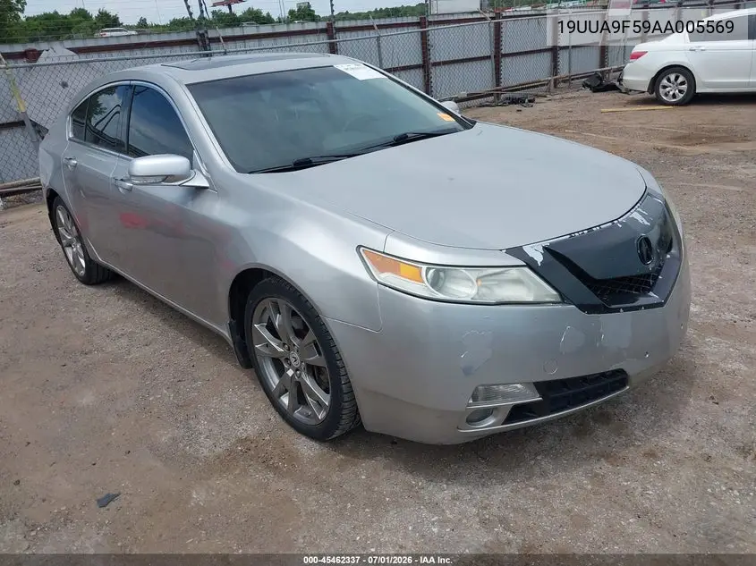 2010 Acura Tl 3.7 VIN: 19UUA9F59AA005569 Lot: 45462337