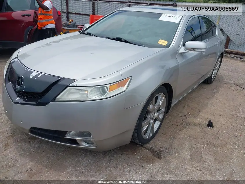 2010 Acura Tl 3.7 VIN: 19UUA9F59AA005569 Lot: 45462337