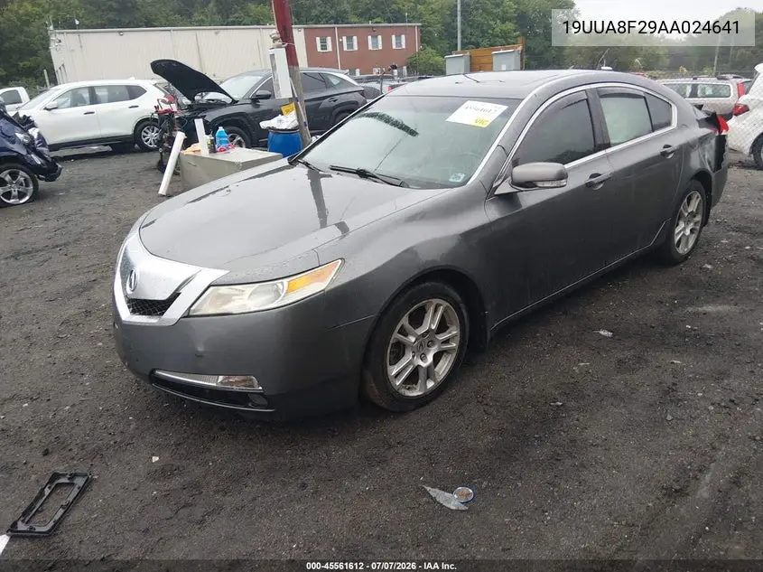 2010 Acura Tl 3.5 VIN: 19UUA8F29AA024641 Lot: 45561612
