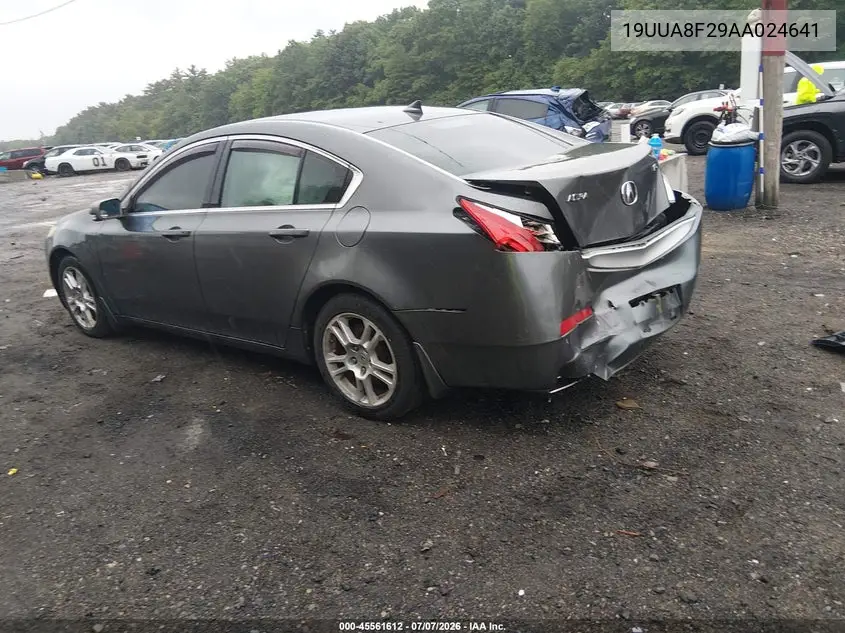 2010 Acura Tl 3.5 VIN: 19UUA8F29AA024641 Lot: 45561612
