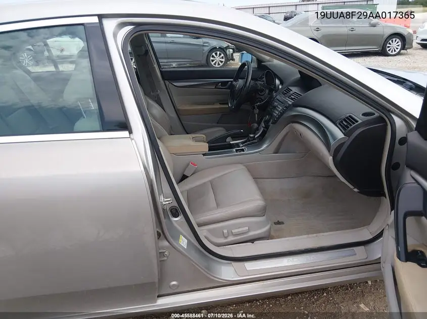 2010 Acura Tl 3.5 VIN: 19UUA8F29AA017365 Lot: 45588461