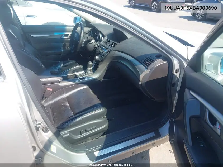 2011 Acura Tl 3.7 VIN: 19UUA9F5XBA000690 Lot: 45354378