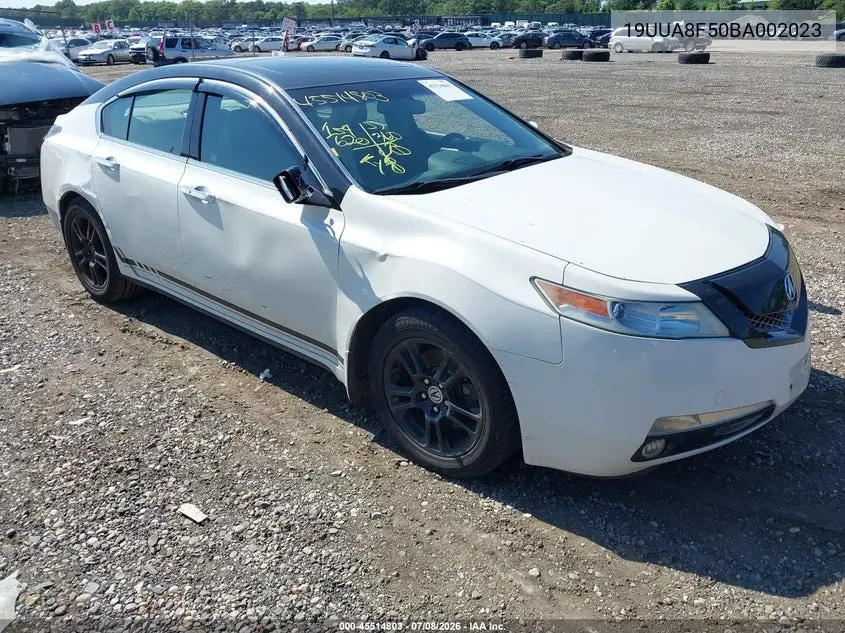 2011 Acura Tl 3.5 VIN: 19UUA8F50BA002023 Lot: 45514803