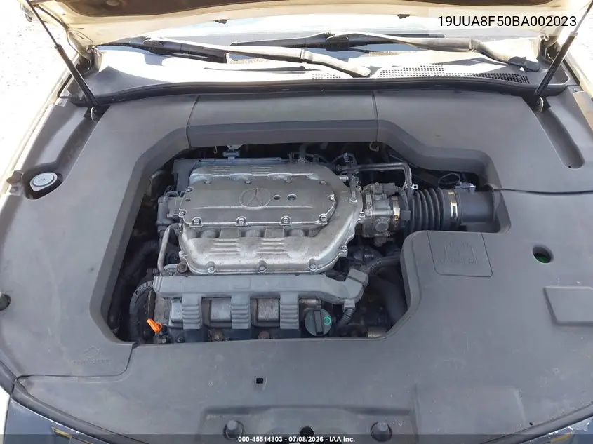 2011 Acura Tl 3.5 VIN: 19UUA8F50BA002023 Lot: 45514803