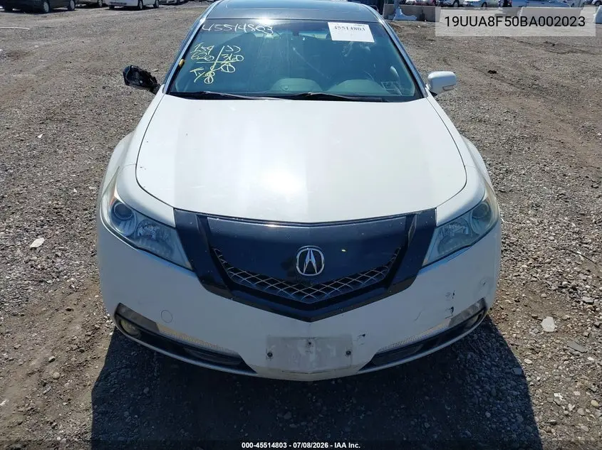 2011 Acura Tl 3.5 VIN: 19UUA8F50BA002023 Lot: 45514803