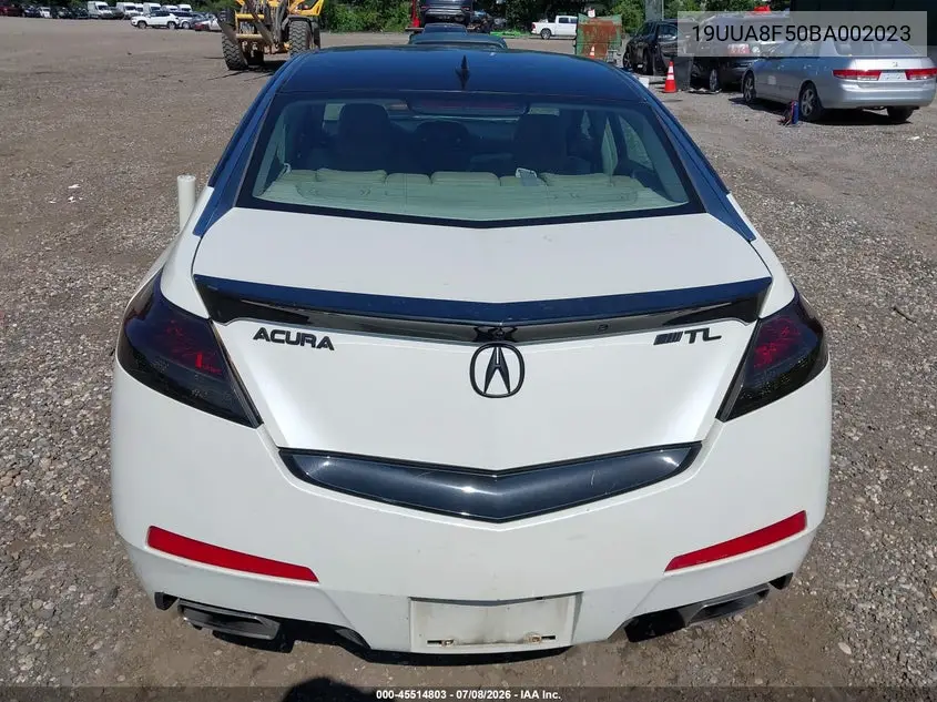 2011 Acura Tl 3.5 VIN: 19UUA8F50BA002023 Lot: 45514803