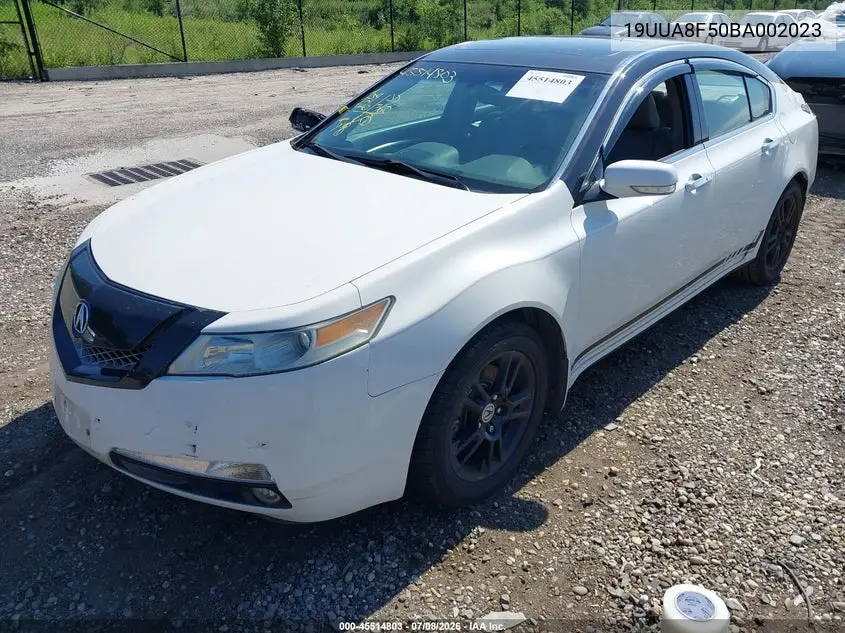 2011 Acura Tl 3.5 VIN: 19UUA8F50BA002023 Lot: 45514803
