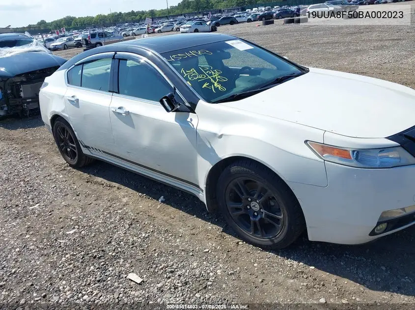 2011 Acura Tl 3.5 VIN: 19UUA8F50BA002023 Lot: 45514803