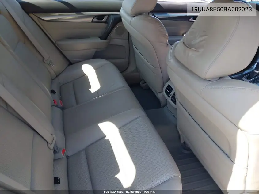 2011 Acura Tl 3.5 VIN: 19UUA8F50BA002023 Lot: 45514803