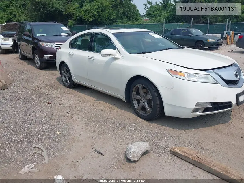2011 Acura Tl 3.7 VIN: 19UUA9F51BA001131 Lot: 45659488