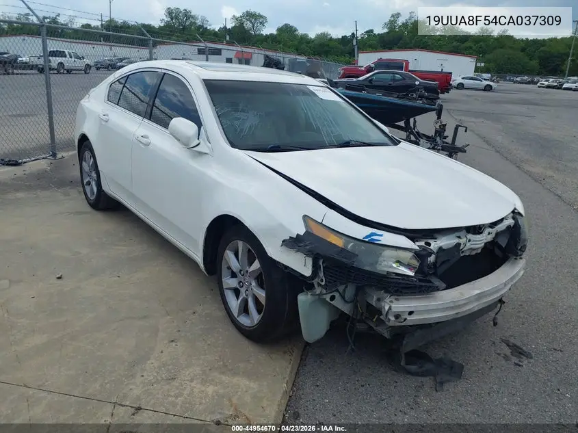 19UUA8F54CA037309 2012 Acura Tl Tech Auto