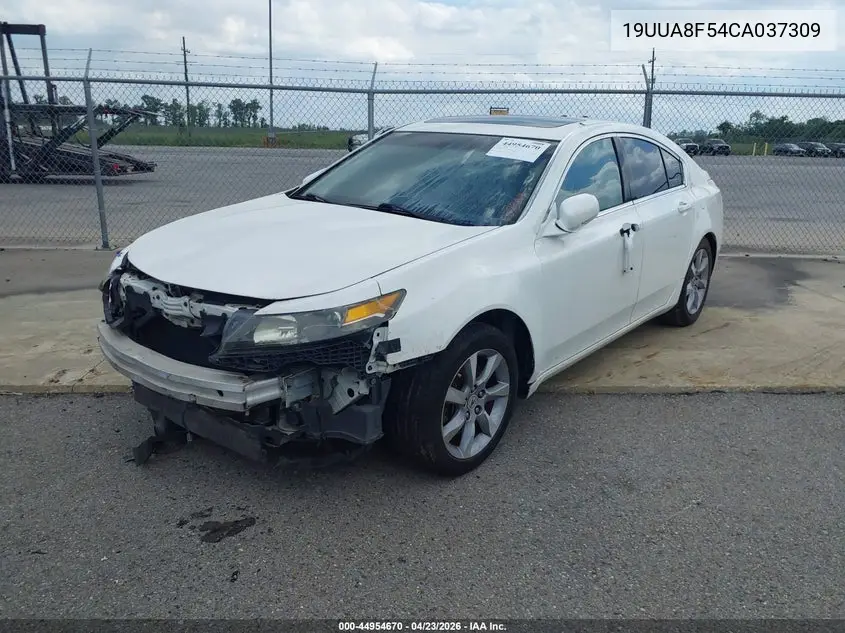 19UUA8F54CA037309 2012 Acura Tl Tech Auto