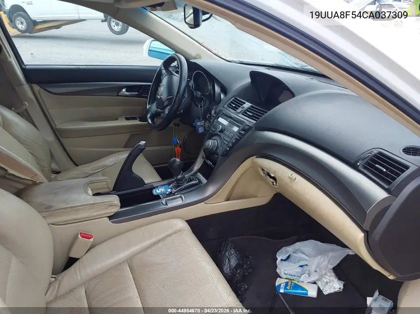 19UUA8F54CA037309 2012 Acura Tl Tech Auto