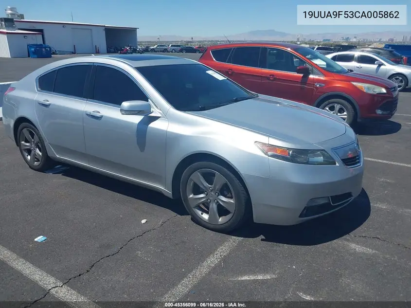 2012 Acura Tl 3.7 VIN: 19UUA9F53CA005862 Lot: 45356099