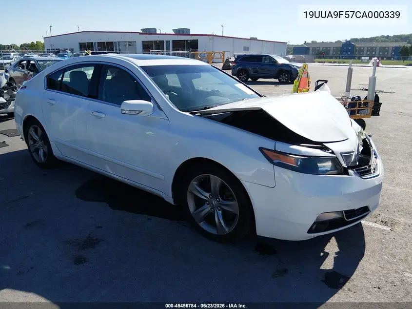 2012 Acura Tl 3.7 VIN: 19UUA9F57CA000339 Lot: 45456784