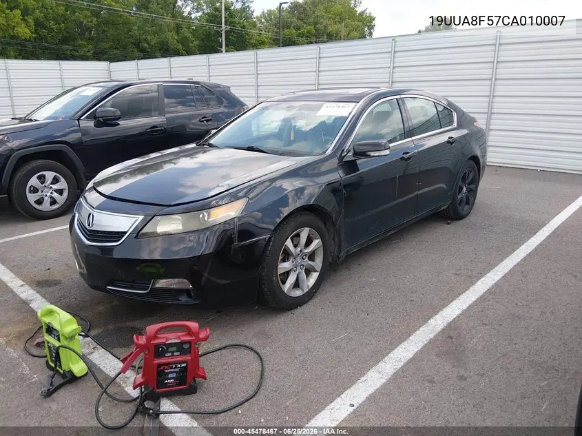 2012 Acura Tl 3.5 VIN: 19UUA8F57CA010007 Lot: 45478467