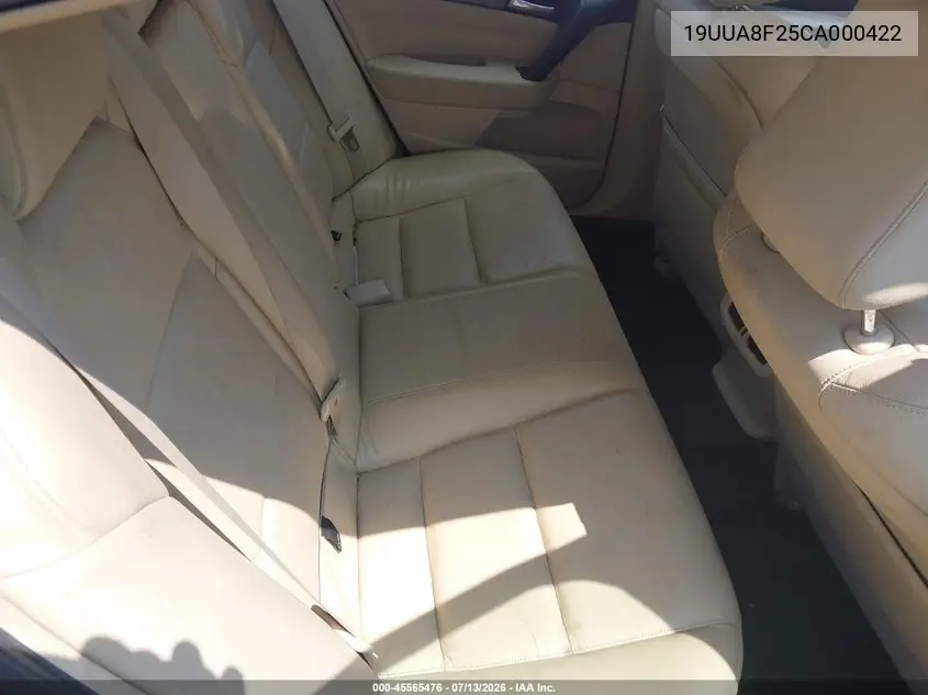 2012 Acura Tl 3.5 VIN: 19UUA8F25CA000422 Lot: 45565476