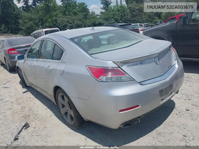 2012 Acura Tl 3.7 VIN: 19UUA9F52CA003679 Lot: 45569857