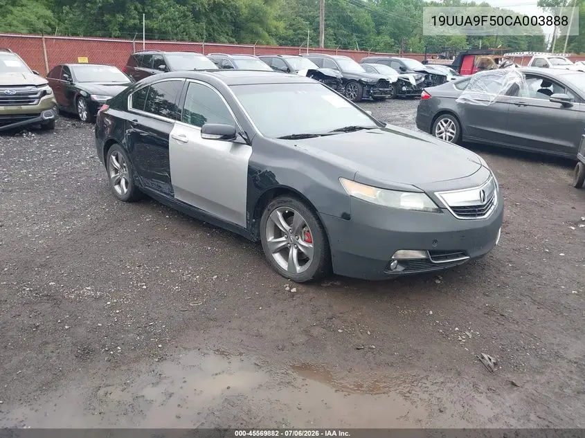 2012 Acura Tl 3.7 VIN: 19UUA9F50CA003888 Lot: 45569882