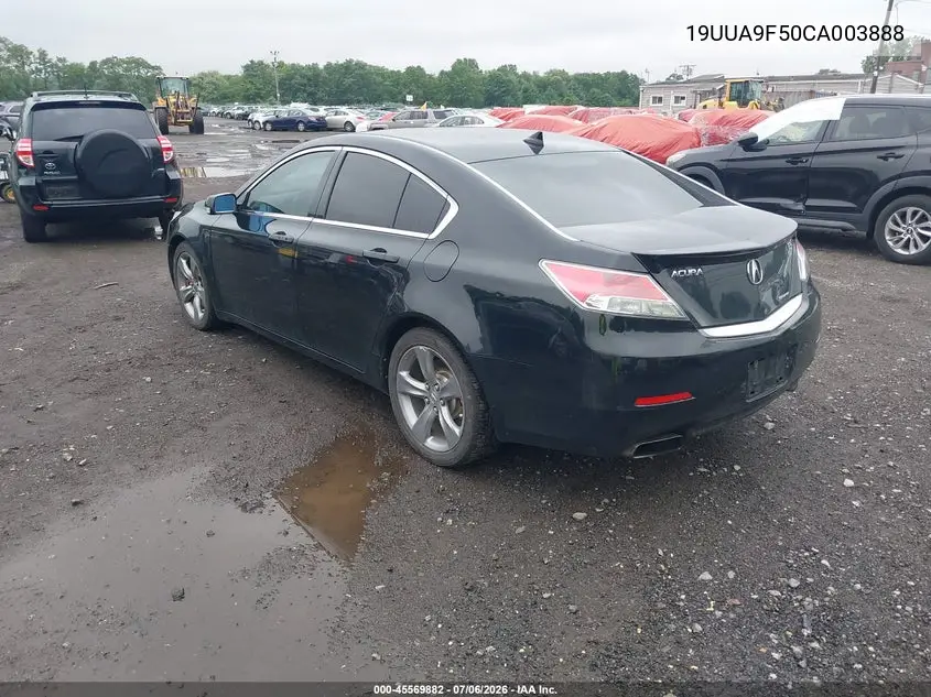 2012 Acura Tl 3.7 VIN: 19UUA9F50CA003888 Lot: 45569882