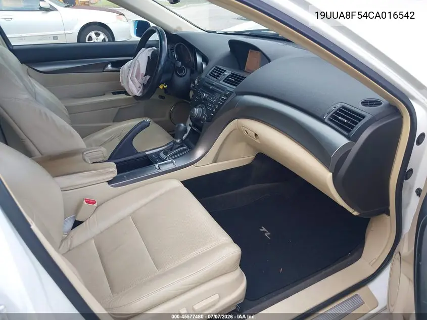 2012 Acura Tl 3.5 VIN: 19UUA8F54CA016542 Lot: 45577480