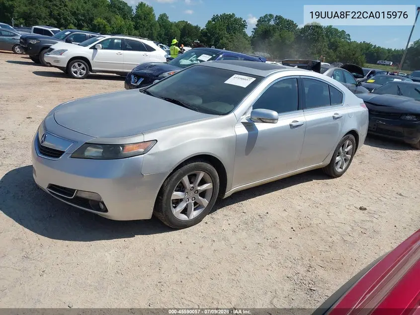2012 Acura Tl 3.5 VIN: 19UUA8F22CA015976 Lot: 45590057